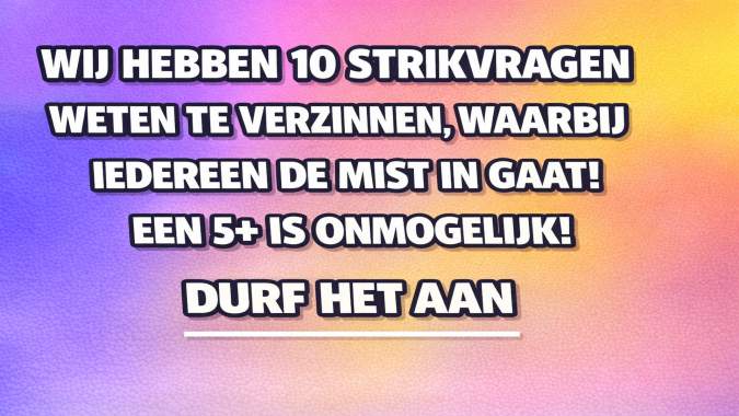 Banner for 5+ lijkt onmogelijk!