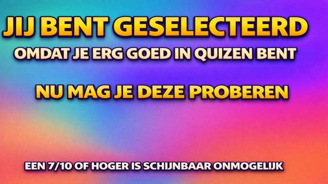 Banner for Kun jij deze 10 algemene kennisvragen aan?