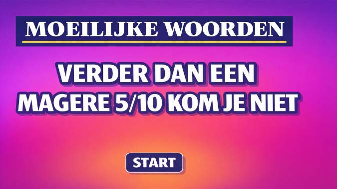 Banner for Sorry, maar jij haalt geen 6!