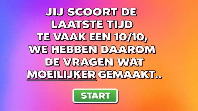 Banner for Deze keer lukt het je niet om een 10 te halen