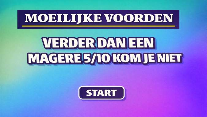 Banner for Sorry, maar jij haalt geen 6!