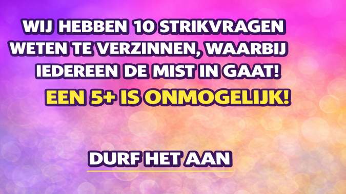 Banner for Slechts 10% van de mensen kan deze moeilijke algemene kennisquiz voltooien!