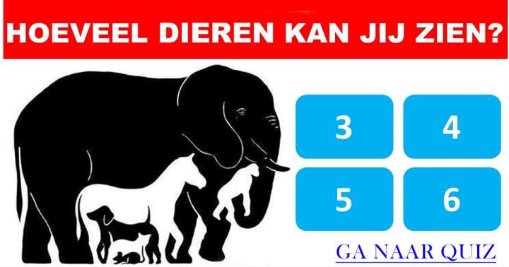 Banner for Hoeveel dieren heb je geteld?