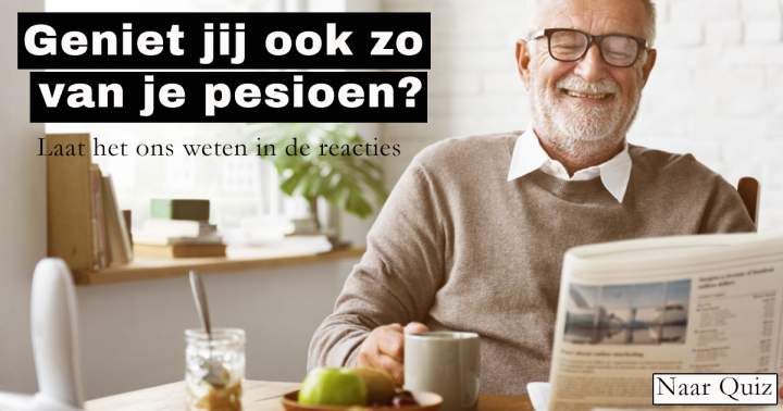 Aan alle pensionado's, Succes!