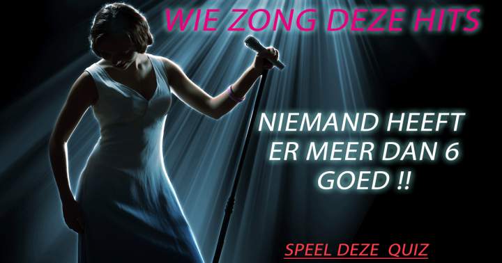 Banner for Wie zong deze liedjes?