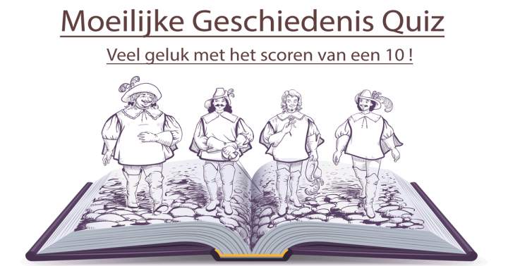 Banner for Moeilijke geschiedenisquiz
