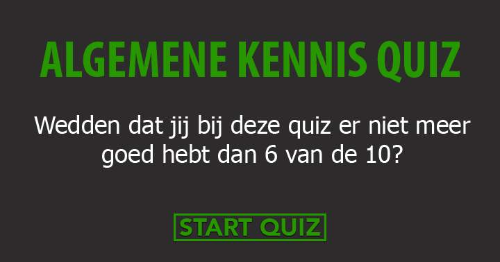 Banner for De meeste mensen beschouwen deze quiz als 'onmogelijk'