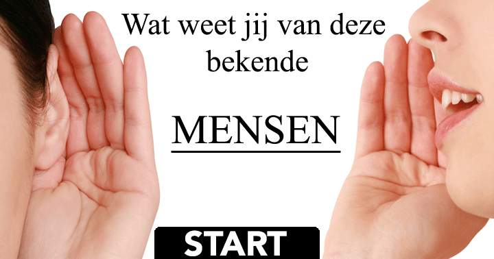 Banner for Wat weet jij van deze bekende mensen?