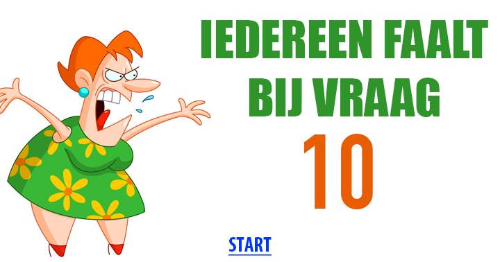 Banner for Iedereen faalt bij vraag 10 van deze algemene kennis quiz