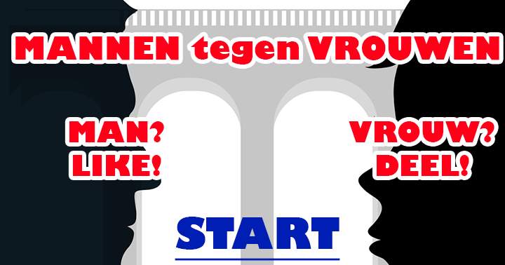 Banner for Mannen tegen vrouwen quiz