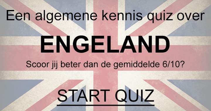 Banner for Een algemene kennisquiz over ons buurland Engeland