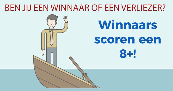 Banner for Ben jij een winnaar of een verliezer?