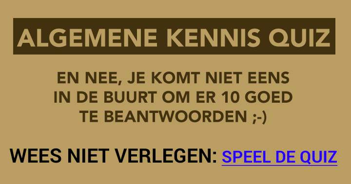 Banner for Algemene kennisquiz voor Triviant liefhebbers