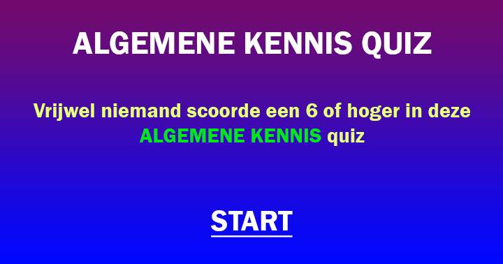 Banner for 10 gemengde algemene kennis vragen