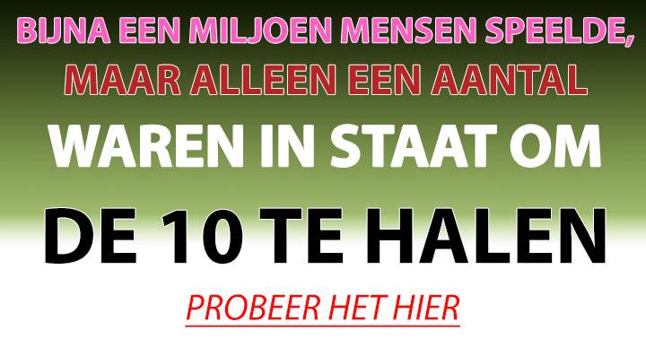 Banner for De allermoeilijkste quiz!
