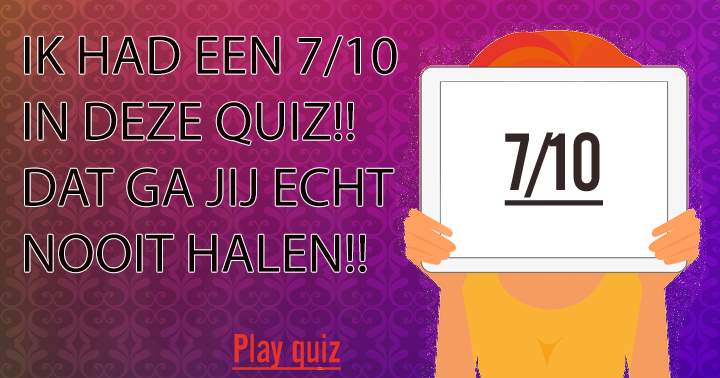 Banner for Een lekkere pittige quiz voor de liefhebber!