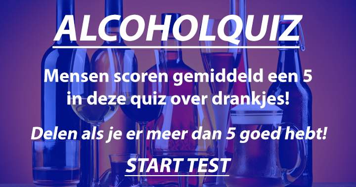 Banner for Lust jij wel een drankje? Probeer dan eens deze quiz!