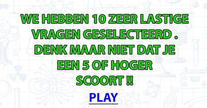 Banner for Haal jij wel een 5 of hoger? Bewijs 't maar!