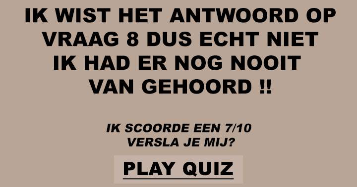 Banner for Versla je mijn score van 7/10?