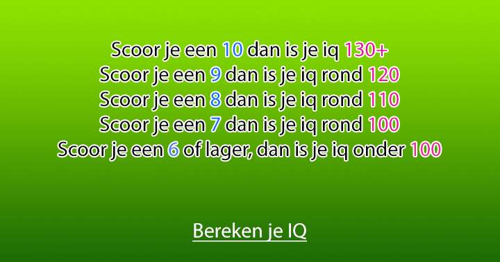 Banner for Het gemiddelde iq in Nederland is 100. Is jouw iq hoger of lager?