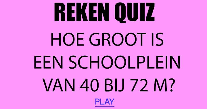 Banner for De Reken Quiz