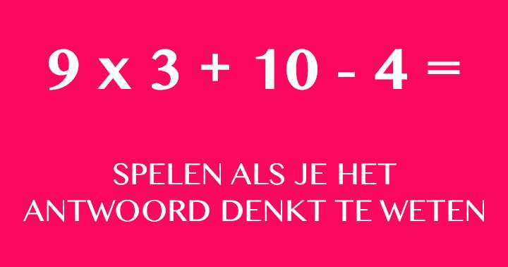 Wiskundequiz