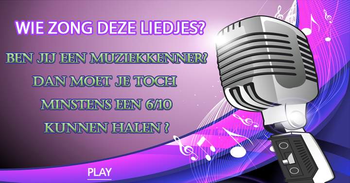 Banner for Ben jij een muziekkenner?