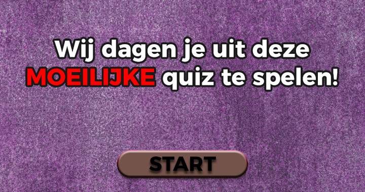Algemene kennis quiz