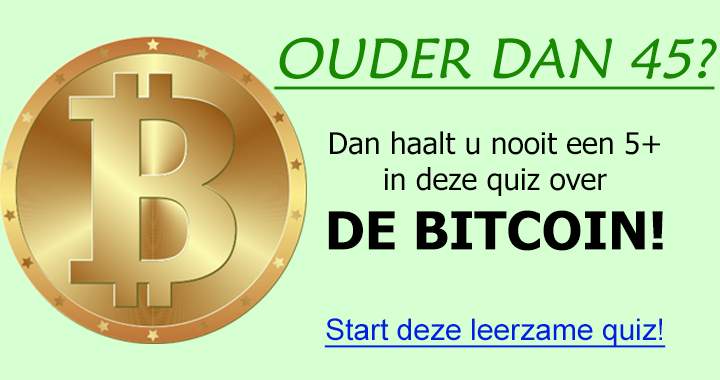 Scoort alleen de jeugd een voldoende in deze quiz over de Bitcoin?