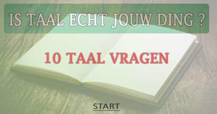 Banner for 10 taal vragen