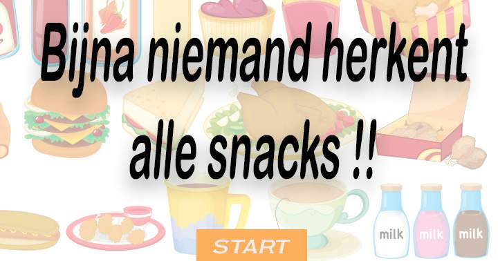 Banner for Herken jij wel alle snacks?